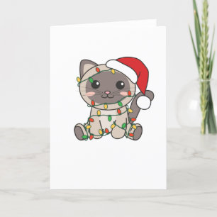 Weihnachts-Weihnachtskatzen Feiertagskarte