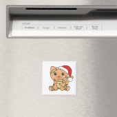 Weihnachts-Weihnachtskatzen Magnet (In Situ (Geschirrspüler))
