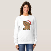Weihnachts-Weihnachtskatzen Sweatshirt (Vorne ganz)