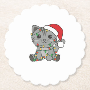 Weihnachts-Weihnachtskatzen Untersetzer