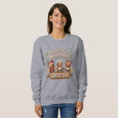 Weihnachts-Weihnachtskekse in der Crew Sweatshirt (Vorne ganz)