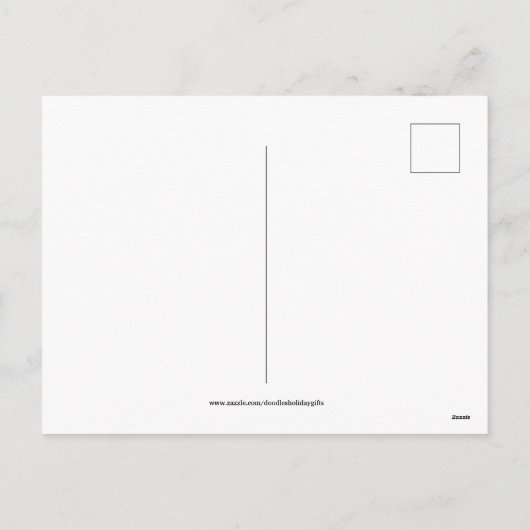 Weihnachts-Weihnachtskinder Postkarte (Rückseite)