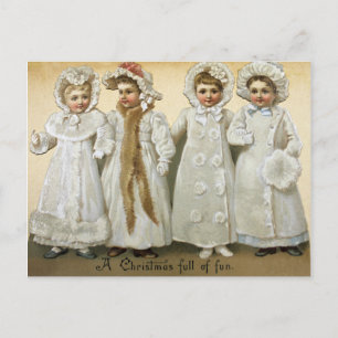 Weihnachts-Weihnachtskinder Postkarte