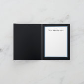 Weihnachts-Weihnachtskirche Feiertag - Nachricht Feiertagskarte (Innenseite)