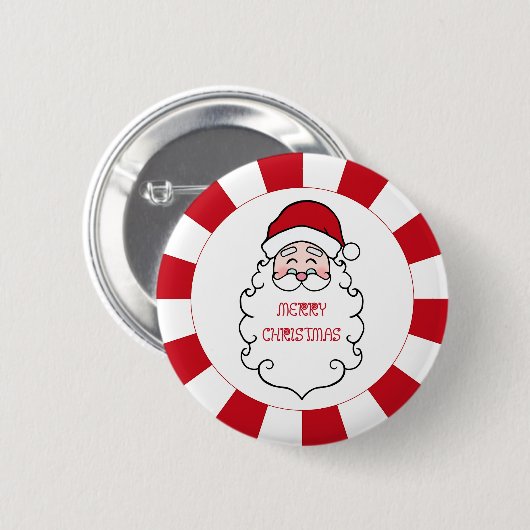 Weihnachts-Weihnachtsklaus-Button-Geschenk Button (Vorne & Hinten)