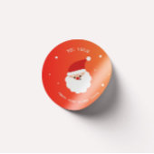 Weihnachts-Weihnachtsklaus Classic Round Sticker