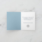 Weihnachts-Weihnachtskomposition Unternehmensgrüße Karte (Innenseite)