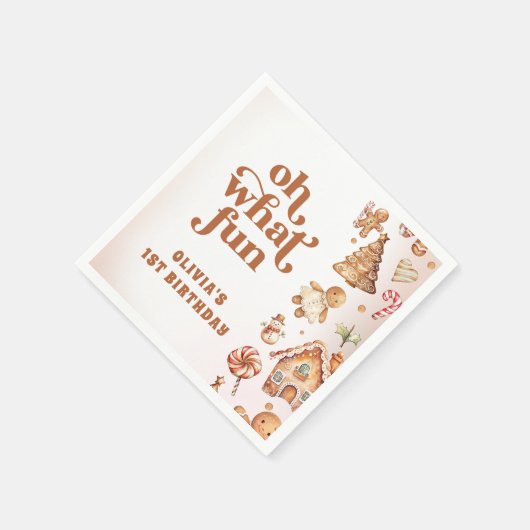 Weihnachts-Weihnachtskost Geburtstagsparty Serviette (Ecke)