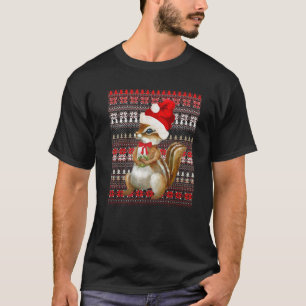 Weihnachts Weihnachtskostüm Weihnachten Chipmunk L T-Shirt