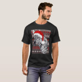 Weihnachts Weihnachtskostüm Weihnachten Zebra Love T-Shirt (Vorne ganz)