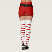 Weihnachts-Weihnachtskostüme Leggings (Rückseite)