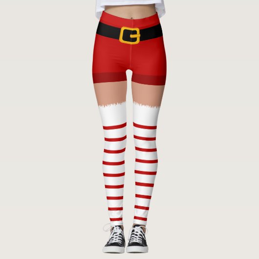 Weihnachts-Weihnachtskostüme Leggings (Vorderseite)