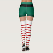 Weihnachts-Weihnachtskostüme Leggings (Rückseite)