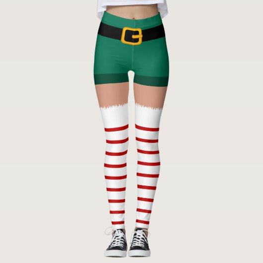 Weihnachts-Weihnachtskostüme Leggings (Vorderseite)