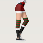 Weihnachts-Weihnachtskostüme-Leggings in Santa Leg Leggings (Rechts)
