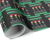 Weihnachts-Weihnachtskraut-Außerirdischen Geschenkpapier (Rolleneckpunkt)