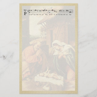 Weihnachts-Weihnachtskrippe Briefpapier