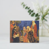 Weihnachts Weihnachtskrippe Heilige Familie Weihna Postkarte (Stehend Vorderseite)