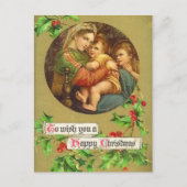 Weihnachts Weihnachtskrippe Postkarte (Vorderseite)