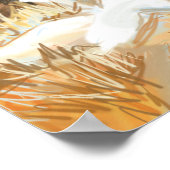 Weihnachts-Weihnachtskrippen Poster (Ecke)