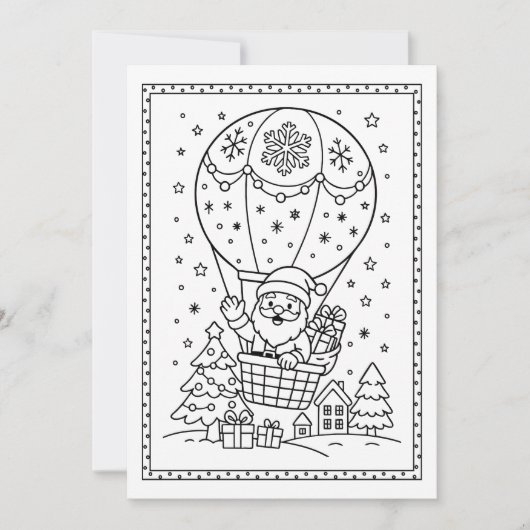 Weihnachts-Weihnachtsküche - Flachbildschirm Feiertagskarte (Vorderseite)