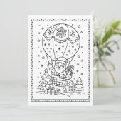 Weihnachts-Weihnachtsküche - Flachbildschirm Feiertagskarte (Stehend Vorderseite)