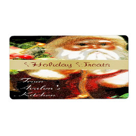 Weihnachts-Weihnachtsküche Leckerei Backlabel