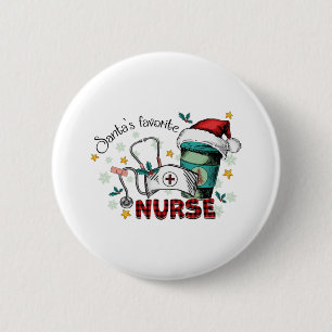 Weihnachts-Weihnachtskurort des Weihnachtsmanns Button