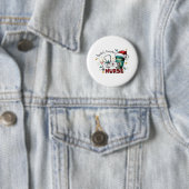 Weihnachts-Weihnachtskurort des Weihnachtsmanns Button (Beispiel)