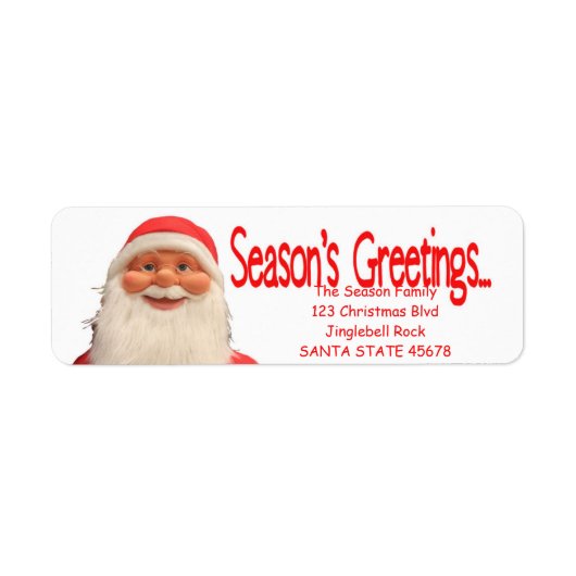 Weihnachts-Weihnachtslabel (Vorne)