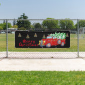 Weihnachts-Weihnachtslandschaft und Baum Banner (Insitu)