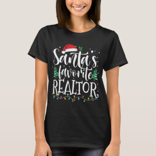Weihnachts-Weihnachtslicht des Weihnachtsmanns T-Shirt
