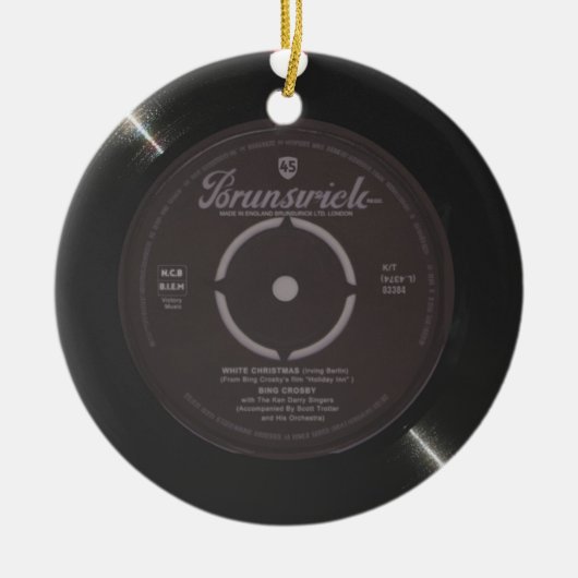 Weihnachts-Weihnachtslied Keramik Ornament (Vorne)