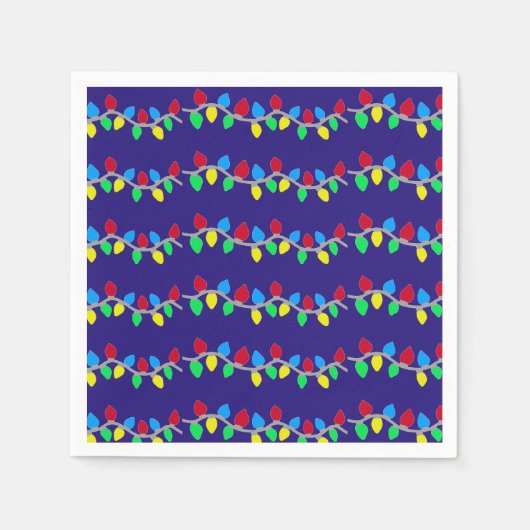 Weihnachts-Weihnachtslieder auf blau Serviette (Vorderseite)