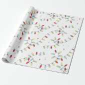 Weihnachts-Weihnachtslieder Festliche Farben Geschenkpapier (Ungerollt)