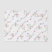 Weihnachts-Weihnachtslieder Festliche Farben Seidenpapier (Vorderseite)