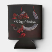 Weihnachts-Weihnachtslieder für Pferde - Foto Dosenkühler (Rückseite)