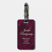 Weihnachts-Weihnachtslieder für Pferde - Foto Gepäckanhänger (Rückseite vertikal)