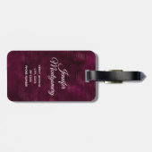 Weihnachts-Weihnachtslieder für Pferde - Foto Gepäckanhänger (Rückseite horizontal)