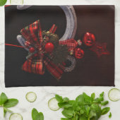 Weihnachts-Weihnachtslieder für Pferde - Foto Geschirrtuch (Gefaltet)