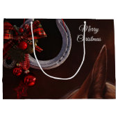 Weihnachts-Weihnachtslieder für Pferde - Foto Große Geschenktüte (Rückseite)