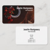 Weihnachts-Weihnachtslieder für Pferde - Foto Visitenkarte (Vorne/Hinten)