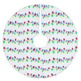 Weihnachts-Weihnachtslieder Polyester Weihnachtsbaumdecke