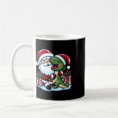 Weihnachts Weihnachtslieder Rex Dinosaurier in San Kaffeetasse (Links)