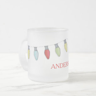 Weihnachts-Weihnachtslieder Spaß Festlich Einfach Mattglastasse