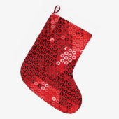 Weihnachts-Weihnachtslieder-Strumpf Großer Weihnachtsstrumpf (Vorderansicht (hängend))