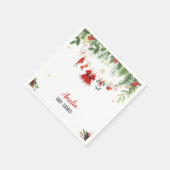 Weihnachts-Weihnachtsmädchen-Kleidung Kinderdusche Serviette (Ecke)