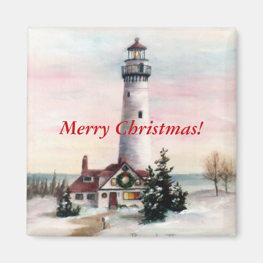 Weihnachts-Weihnachtsmagazin Magnet (Vorne)