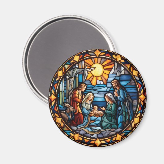 Weihnachts-Weihnachtsmagnet Magnet (Vorderseite/Rückseite)