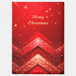 Weihnachts-Weihnachtsmagnet - Roter dekorativer Gl Magnet